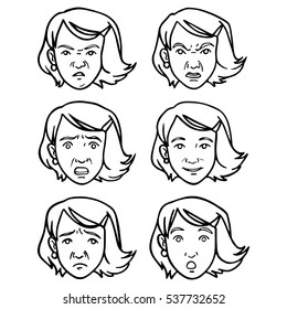 5,263 Line drawing woman crying Images, Stock Photos & Vectors ...