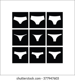 
Set of women's panties