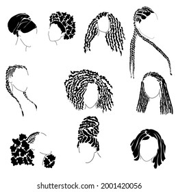 1,949 African american hair ponytail Images, Stock Photos & Vectors ...