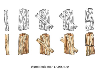 Wood Stick Vector Art & Graphics