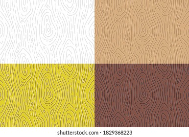 Conjunto de plantilla de textura de madera. Patrón de textura de madera. estilo plano