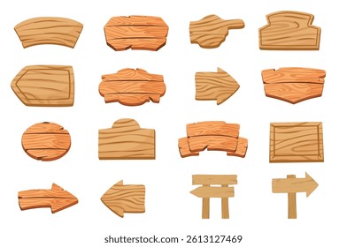 A set of wooden boards and frames in vector format, ideal for restaurant menus, signboards, and vintage-style designs.