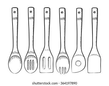Wooden Spoon High-Res Vector Graphic - Getty Images