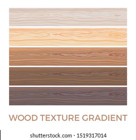 Set of Wooden striped textured background. Brown wooden wall, plank, table or floor surface. Cutting chopping board. Colorful natural boardwalk surface. Vector Illustration.