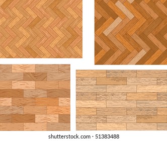 Set of wooden textures