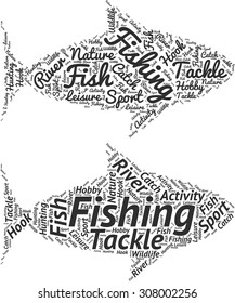 Set of word clouds in the form of an abstract fish