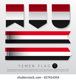 Set Of World Flag Ribbon Template : Vector Illustration