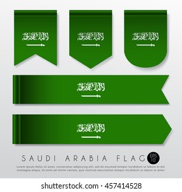 Set Of World Flag Ribbon Template : Vector Illustration