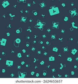 Set World globe with compass, Infographic of city map navigation, Location person and Road traffic sign on seamless pattern. Vector