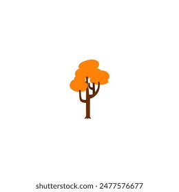 set of world tree day vector elements set