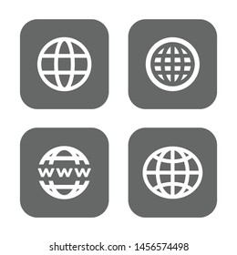 Set of World Wide for web computer and mobile