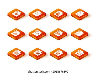 Set XLS file document, PNG, WAV, MP3, MAX, PDF, GIF and SVG icon. Vector