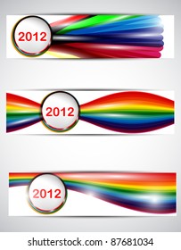 set xmas banner. vector illustration