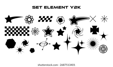 A set of Y2K elements, grunge textures, and spray-painted graffiti.
Ready to use for element design components.