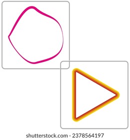 set of Y2K. Retro futuristic graphic ornaments. For modern T-shirts designed. Vector illustration. EPS 10.