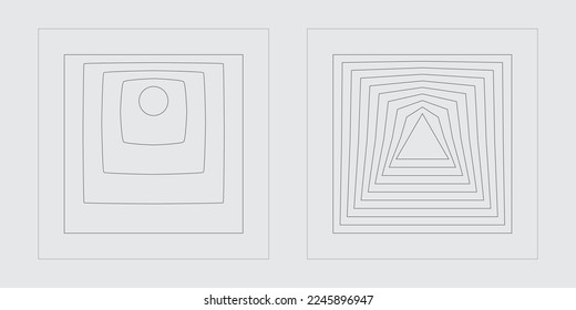 Set of Y2K style vectors of objects. Brutalism star and flower shapes. Flat minimalist icons. Projects, posters, banners. Vector illustration