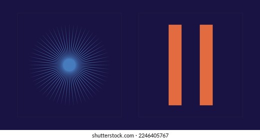 Set of Y2K style vectors of objects. Brutalism star and flower shapes. For modern T-shirts designed. Futuristic. Vector illustration