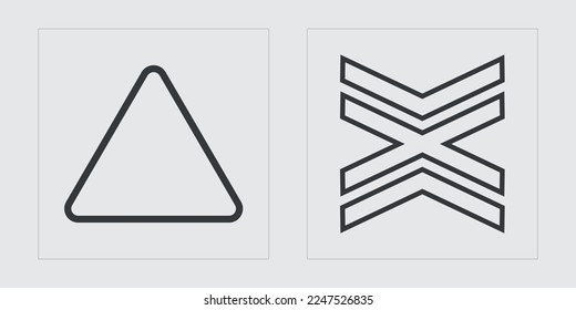 Set of Y2K style vectors of objects. Big collection of abstract graphic geometric symbols. For modern T-shirts designed. Retro Futurist. Vector illustration