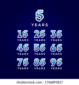 Diseño de vectores de gradiente de años de duración