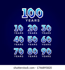 Diseño de vectores de gradiente de años de duración