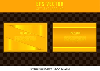Set yellow background abstract orange monochrome back ground editable design
