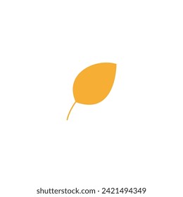 set of yellow dry leaves nature