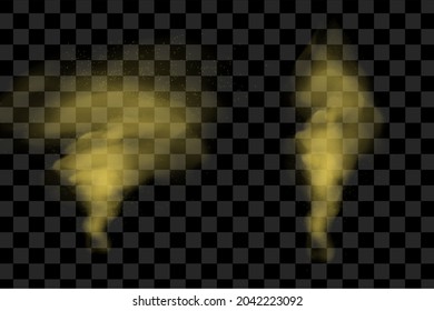 Conjunto de recursos de elementos gráficos de efecto especial amarillo con efecto brillante. puede utilizarse para firmar, recursos, elemento, colección, símbolo, diseño de ornamentos
