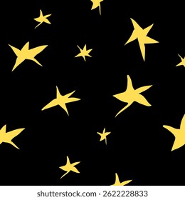 conjunto de estrelas amarelas desenho