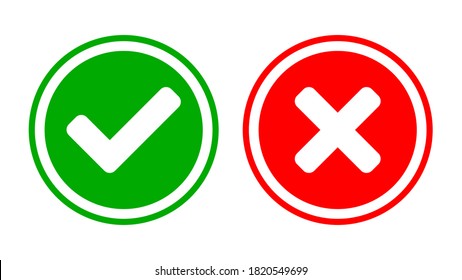 Set Yes No Right Wrong Approved Stock Vector (Royalty Free) 1820549699 ...