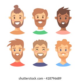 Black Man Beard Stock Vectors, Images & Vector Art | Shutterstock