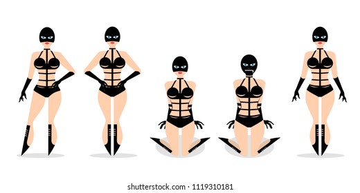 2 182 Bondage Clothing Gambar Foto Stok And Vektor Shutterstock