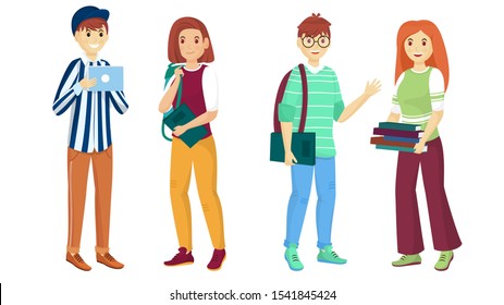 Similar Images, Stock Photos & Vectors of Students - part 1. Hand drawn ...