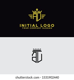 Set your company logo design inspiration from the AU initial logo icon. -Vectors