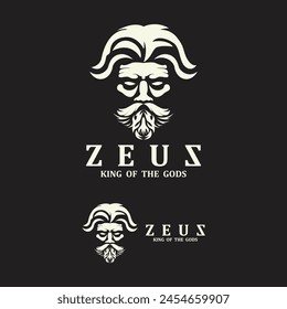 set of Zeus logo design vector illustration. suitable for any business, gaming brand and brand company