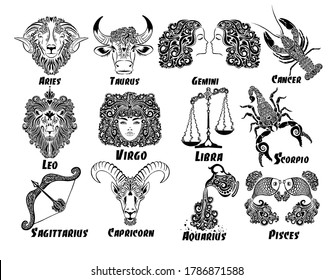 Capricorn Zodiac Tattoo Images Stock Photos Vectors Shutterstock