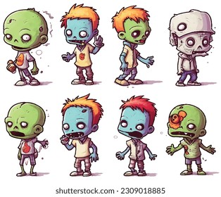 set of zombies, zombies type