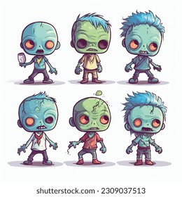 set of zombies, zombies type