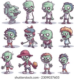 set of zombies, zombies type