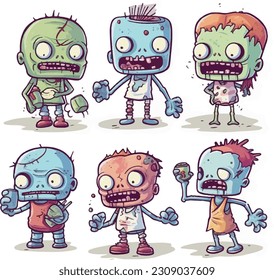 set of zombies, zombies type