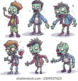 set of zombies, zombies type