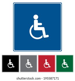 Set_Of_Handicap_Signs