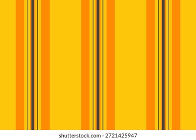 Setail tecido vertical têxtil, brasil vetor listra textura. Nixties linhas de fundo padrão sem costura na paleta de cores laranja brilhante e escuro.