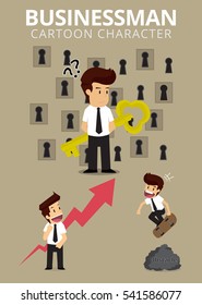 Set,Businessman Character. vector