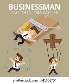 Set,Businessman Character. vector