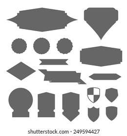 Set/Collection of Vintage Frames, Labels, Insignias, Logos and Emblems.