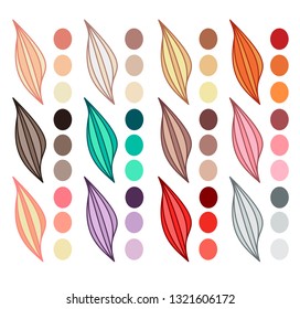 Seth hair curls. Twelve shades for dyeing hair.