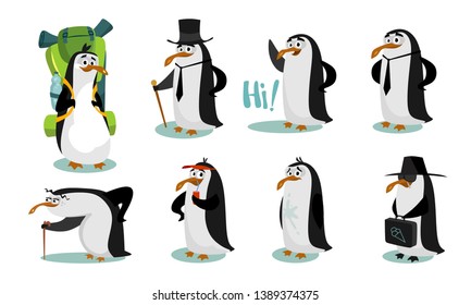 
Seth Penguin, a set of cool characters penguins