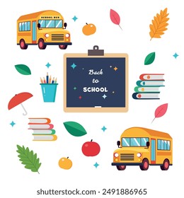 Seth, School bus, driver, illustration, comic book, cartoon, education, education, training, enlightenment, child, joyful, happy, colorful, bright, machine.