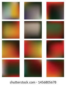 Seth vector illustration.Multi-colored dark backgrounds. Green red orange natural colors.