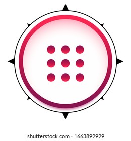 Setings vector icon for web